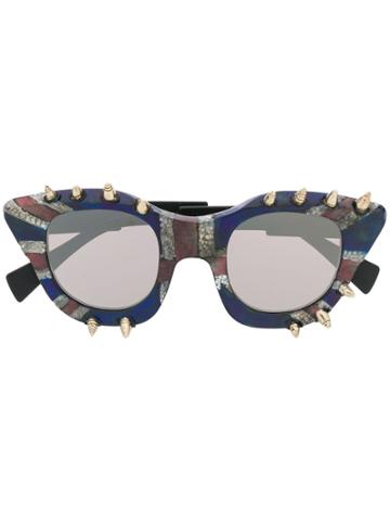 Kuboraum God Save The Queen Sunglasses - Blue