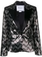 Redemption Sequinned Dinner Blazer - Silver