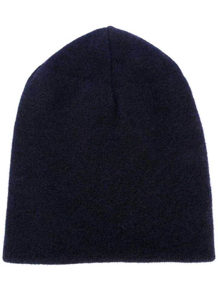 Roberto Collina Basic Beanie, Men's, Silk/nylon/merino