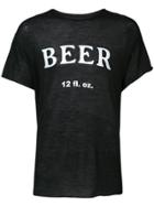 The Elder Statesman Beer T-shirt - Black