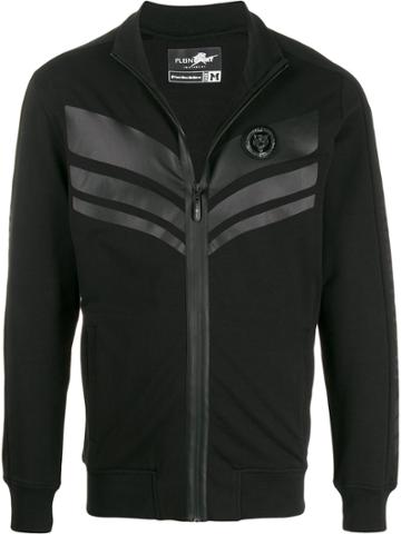 Plein Sport Logo Patch Sport Jacket - Black