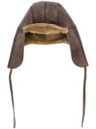 Gosha Rubchinskiy Aviator Hat, Men's, Size: Medium, Brown, Acrylic/polyester