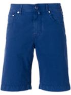 Jacob Cohen Chino Shorts, Men's, Size: 40, Blue, Cotton/spandex/elastane