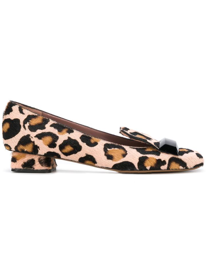 Rayne Leopard Print Pumps - Pink & Purple