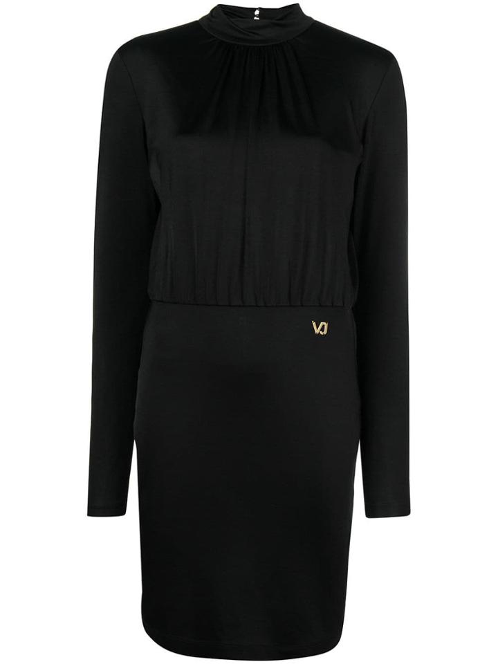 Versace Jeans Keyhole Detail Dress - Black