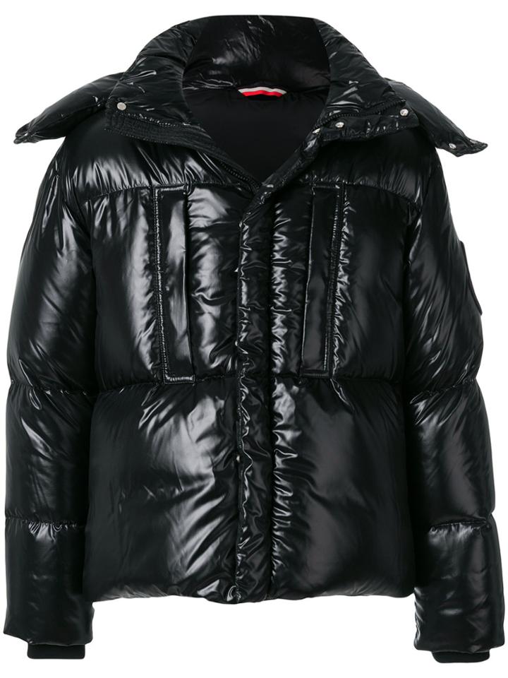 Moncler Glossy Padded Jacket - Black
