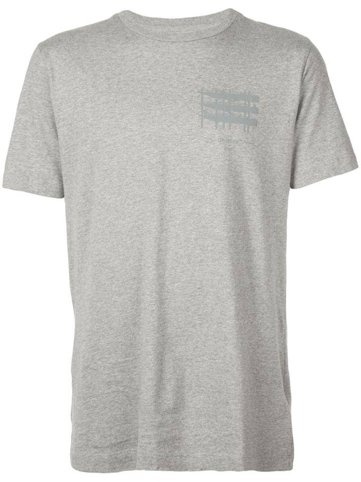 Off-white Smudged Logo T-shirt - Grey