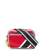 Givenchy Givenchy - Man - Mc3 Reverse Givenchy On Leather Bumbag - Red