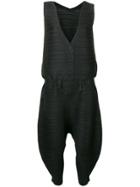 Pleats Please By Issey Miyake Sleeveless Jumpsuit - Black