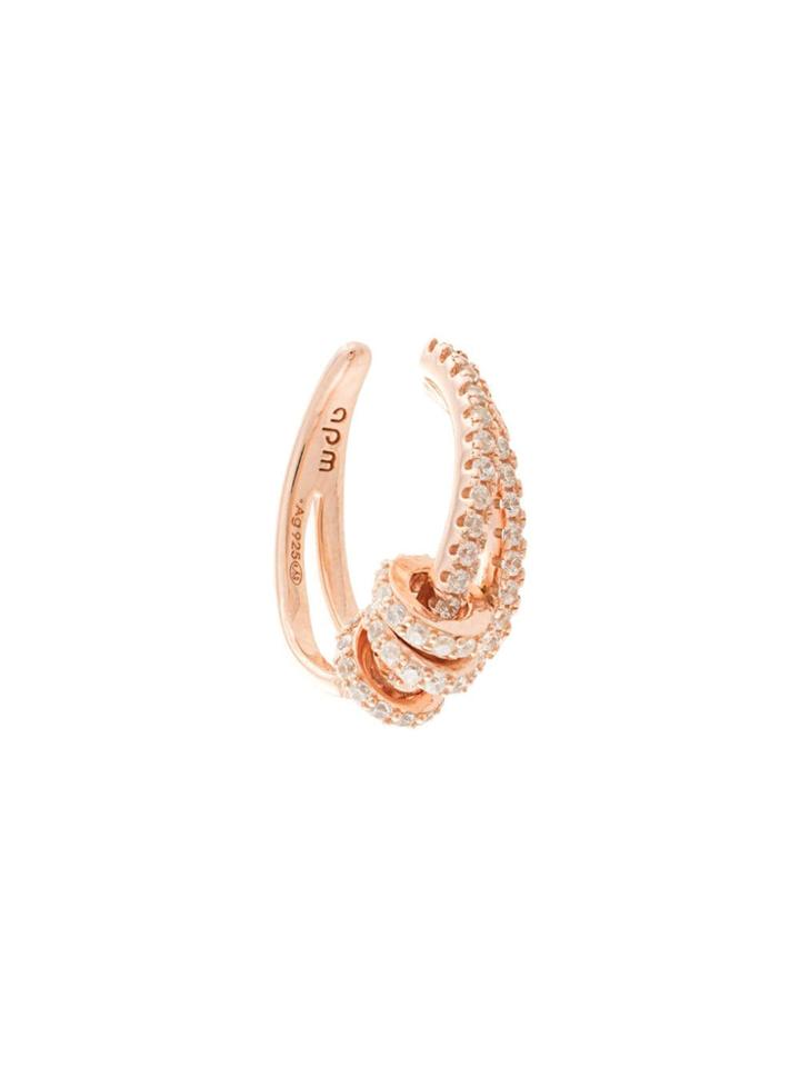Apm Monaco Embellished Ear Jacket - Gold