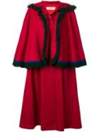 Yves Saint Laurent Pre-owned 1980's Cape Coat - Red