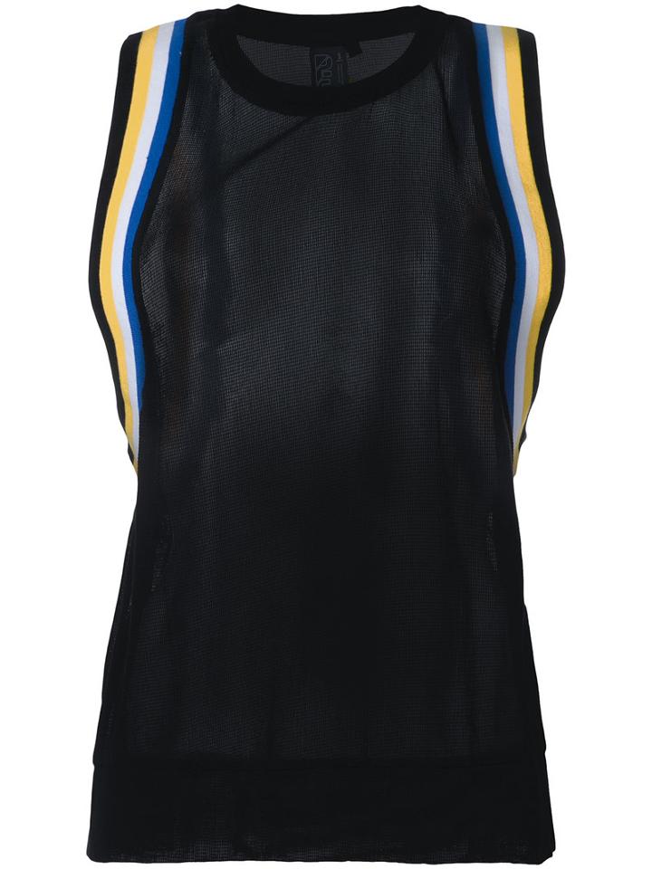P.e Nation - Fast Ball Tank Top - Women - Cotton - M, Black