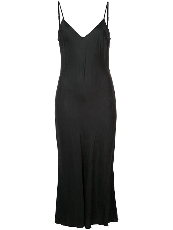 Organic By John Patrick Bias Cut Slip Dress - Black
