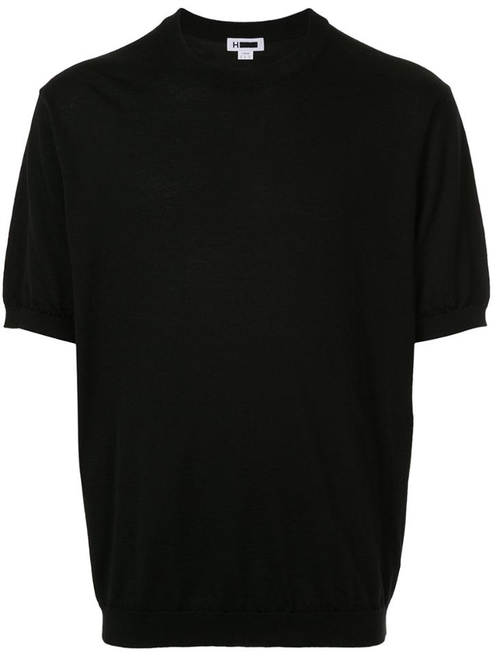 H Beauty & Youth Short Sleeve Sweatshirt - Black