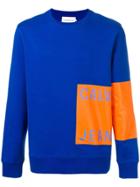 Ck Jeans Block Logo Sweatshirt - Blue