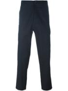 Société Anonyme Punto Cavallo Stitch Detail Cropped Trousers - Blue