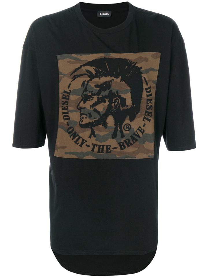 Diesel Patch Detail T-shirt - Black