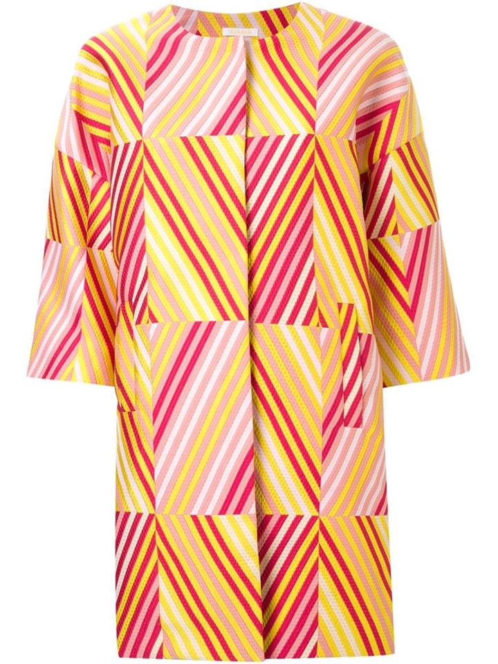 P.a.r.o.s.h. Striped Jacquard Coat