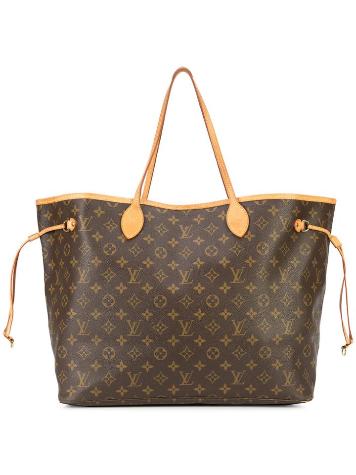 Louis Vuitton Vintage Neverfull Gm Monogram Bag - Brown