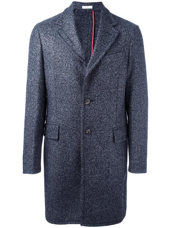 Boglioli Single Breasted Coat - Blue