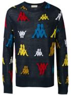 Paura Kappa Knit Sweater - Blue