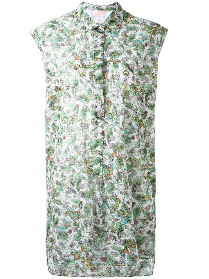 Giamba Oversized Sleeveless Shirt, Women's, Size: 44, Cotton