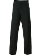 Uma Wang Straight Leg Vittorio Pants, Men's, Size: L, Black, Linen/flax/viscose