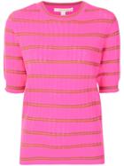 Marc Jacobs Striped Cashmere Sweater - Pink & Purple