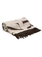 Assouline 'didot' Scarf, Adult Unisex, Brown, Cashmere/lambs Wool