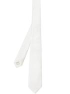 Burberry Modern Cut Silk Satin Tie - White