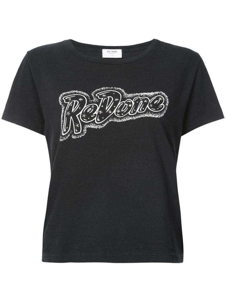 Re/done Re/done Doll Graphic Tee - Black