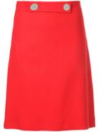 Giambattista Valli Classic Fitted Skirt - Red