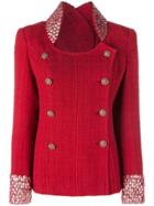 Chanel Vintage Double Breasted Jacket - Red