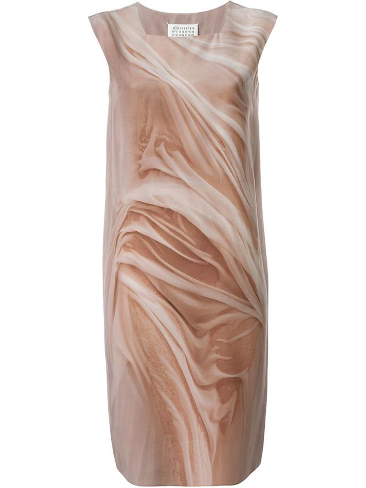 Maison Margiela Trompe-l'ail Print Shift Dress