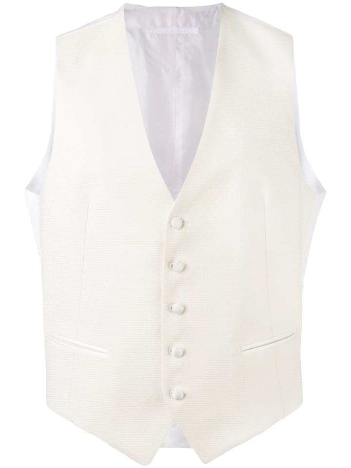 Tagliatore Button-up Waistcoat - Nude & Neutrals