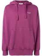 Acne Studios Two-tone Hooded Sweatshirt - Purple