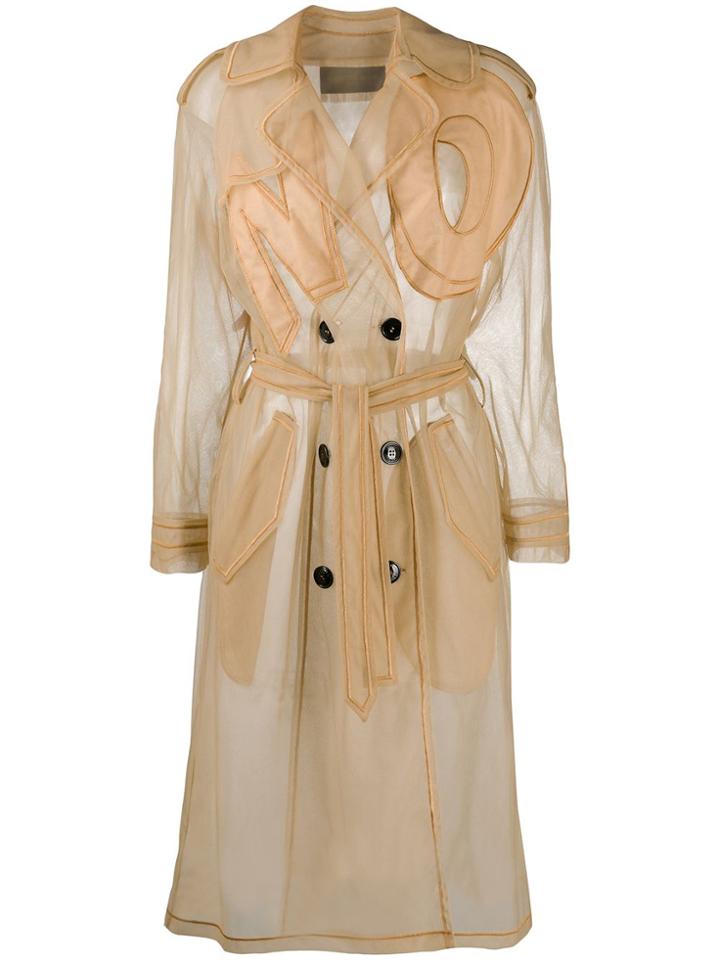 Viktor & Rolf The No Coat Trench Coat - Neutrals