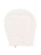 Anja Schwerbrock Teen Fine Knit Beanie Hat - White