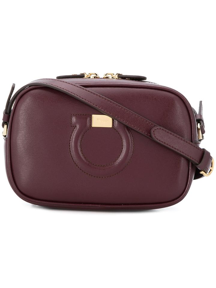 Salvatore Ferragamo Gancini Camera Bag - Red