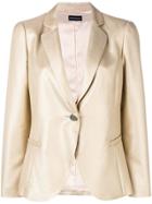 Emporio Armani Lamé Blazer - Metallic