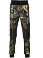 Philipp Plein - Motorcycle Joggers - Men - Cotton/polyester/polyurethane/spandex/elastane - Xl, Black, Cotton/polyester/polyurethane/spandex/elastane