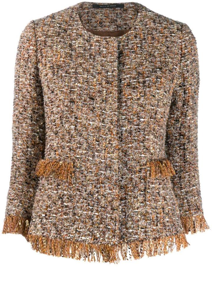 Tagliatore Milly Tweed Jacket - Neutrals