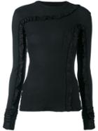Damir Doma - Tash Blouse - Women - Cotton/spandex/elastane - S, Black, Cotton/spandex/elastane