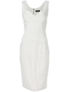 Twin-set Sweetheart Neck Fitted Dress