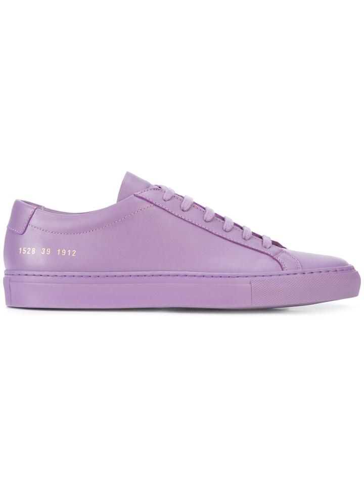 Common Projects Achilles Basket Low Sneakers - Pink & Purple