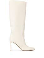 Francesco Russo Knee-length High Heel Boots - Neutrals