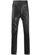 Paura Drawstring Waist Trousers - Black