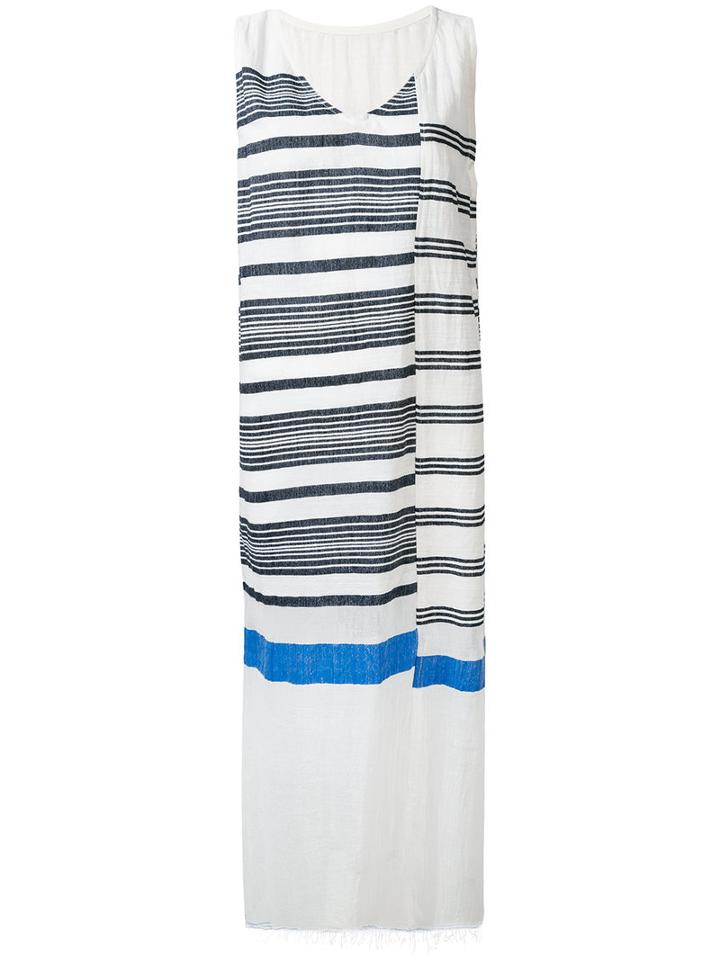 Lemlem - Striped Dress - Women - Cotton/acrylic - M, White, Cotton/acrylic