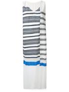 Lemlem - Striped Dress - Women - Cotton/acrylic - M, White, Cotton/acrylic
