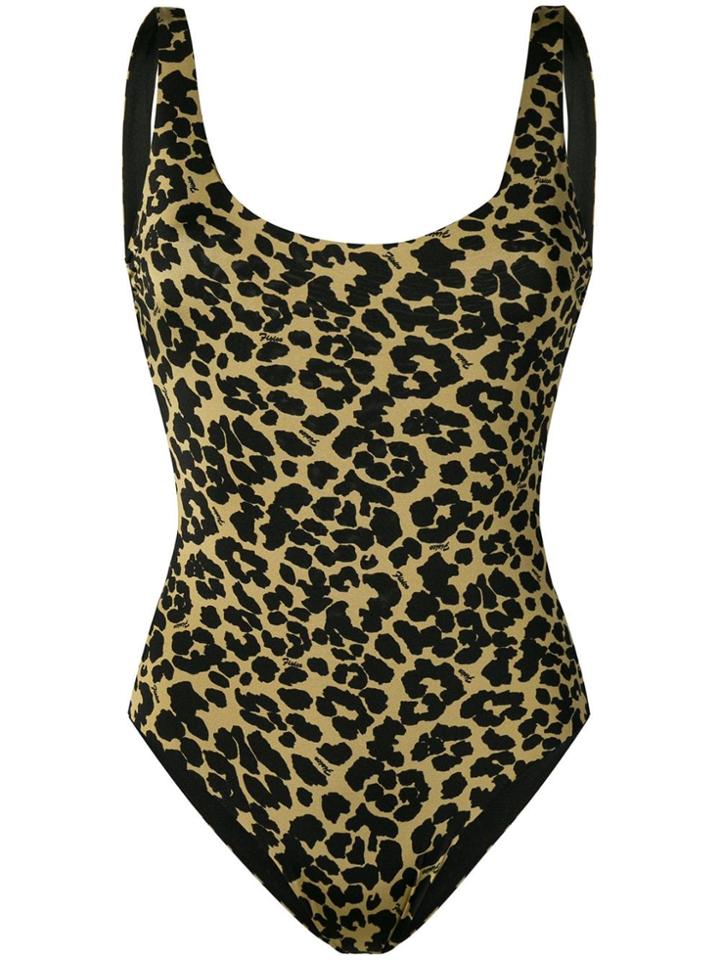 Fisico Reversible Animal Print Swimsuit - Neutrals